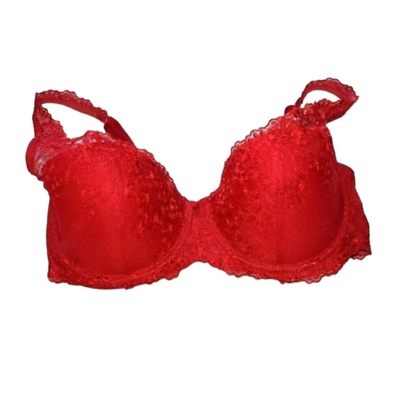 Ambrielle red lace bra - Picture 1 of 4